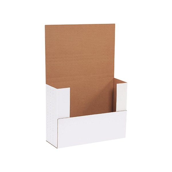 Bsc Preferred 12 1/8 x 9 1/8 x 4'' White Easy-Fold Mailers, 50PK BUY00017409 - main